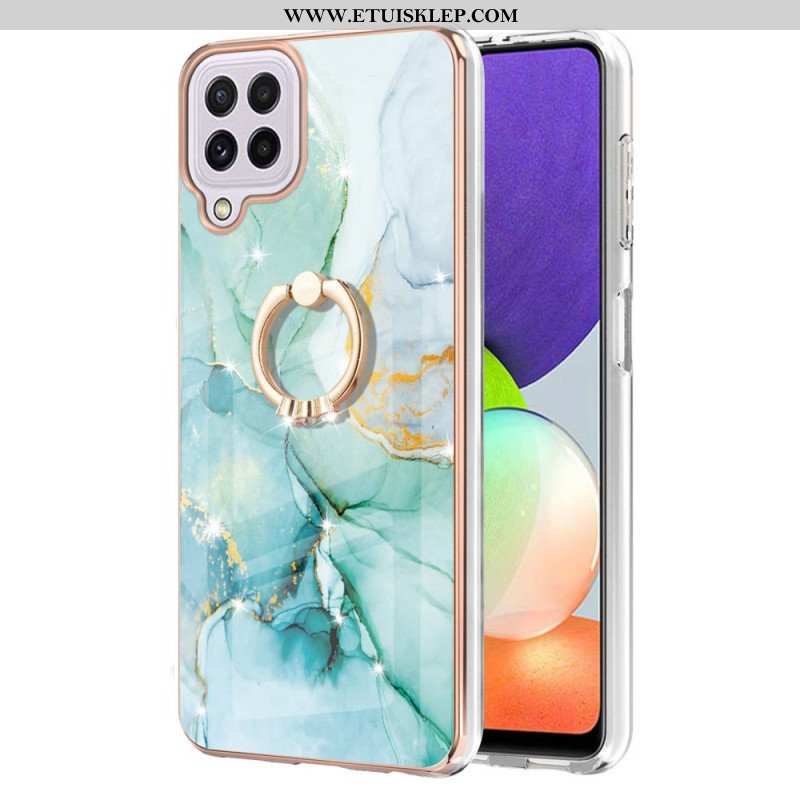 Futerały do Samsung Galaxy M32 Marmur Ze Wspornikiem Pierścienia